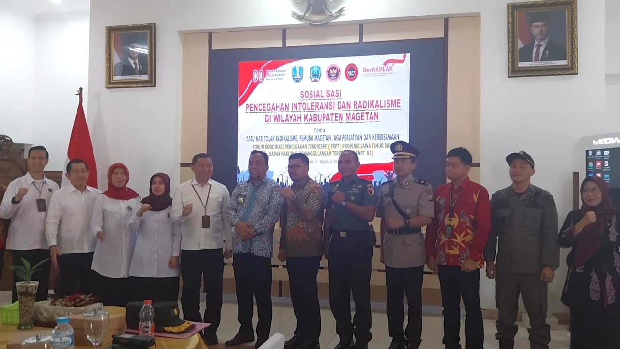 Rawan Intoleransi, FKPT dan BNPT RI Sosialisasikan Pencegahan Radikalisme di Magetan