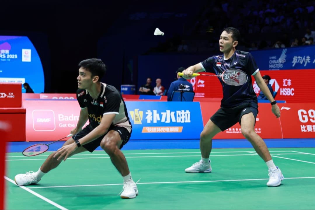 Jadwal China Masters 2025: Fajar/Fikri Tantang Ganda Putra Nomor 1 Dunia di Semifinal