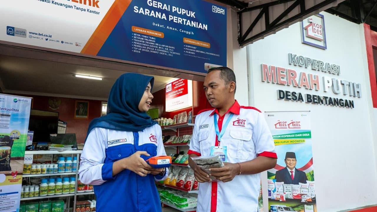 AgenBRILink Jadi Penggerak Ekonomi Desa dalam Ekosistem Koperasi Merah Putih