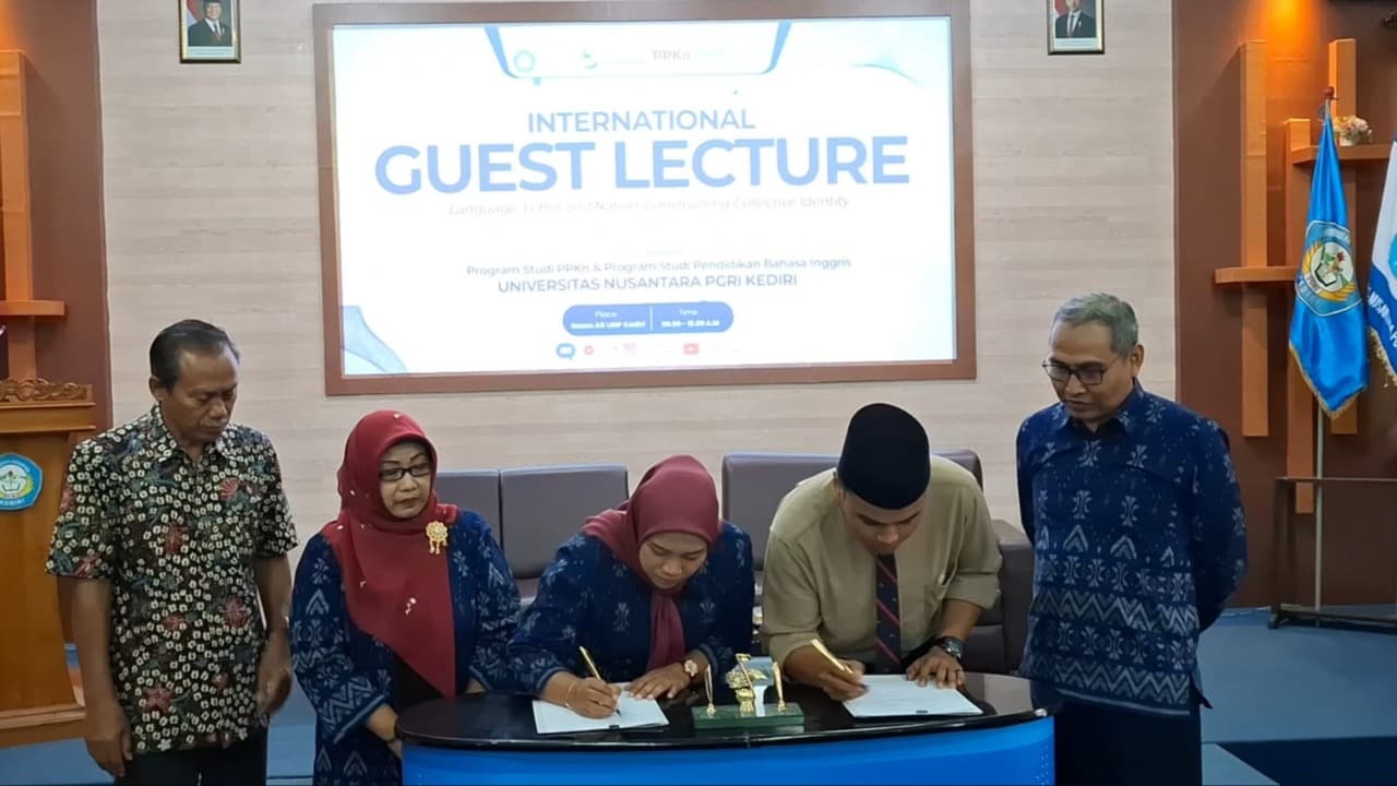 UNP Kediri Hadirkan Akademisi Malaysia, Bahas Aksara dan Identitas Bangsa Asia Tenggara