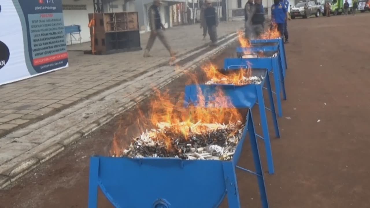 Rokok & Miras Ilegal Senilai 4,4 M Dilenyapkan